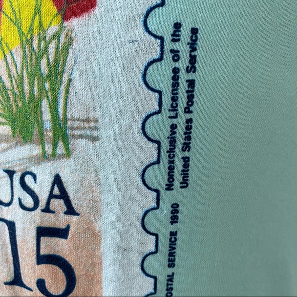 1990 Vintage United States Postal Service Stamp 15 Tee - Picture 15 of 16